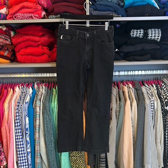 Carhartt black cropped jeans size 2 - Picture 1 of 3